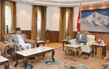 राष्ट्रपतिलाई भेटेपछि ओलीले भने- सत्तापक्षका कारण संसद् अवरुद्ध छ